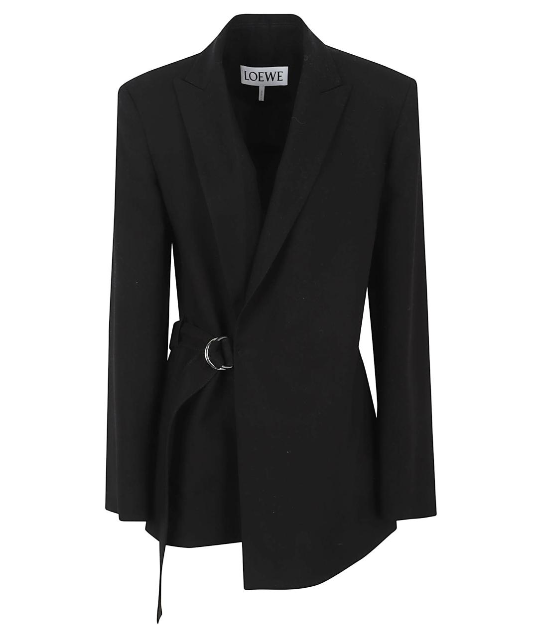 LOEWE Черный шерстяной жакет/пиджак, фото 1