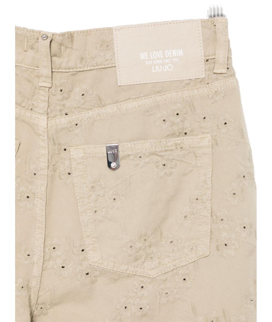 LIU JO Хлопковые прямые брюки, фото 3