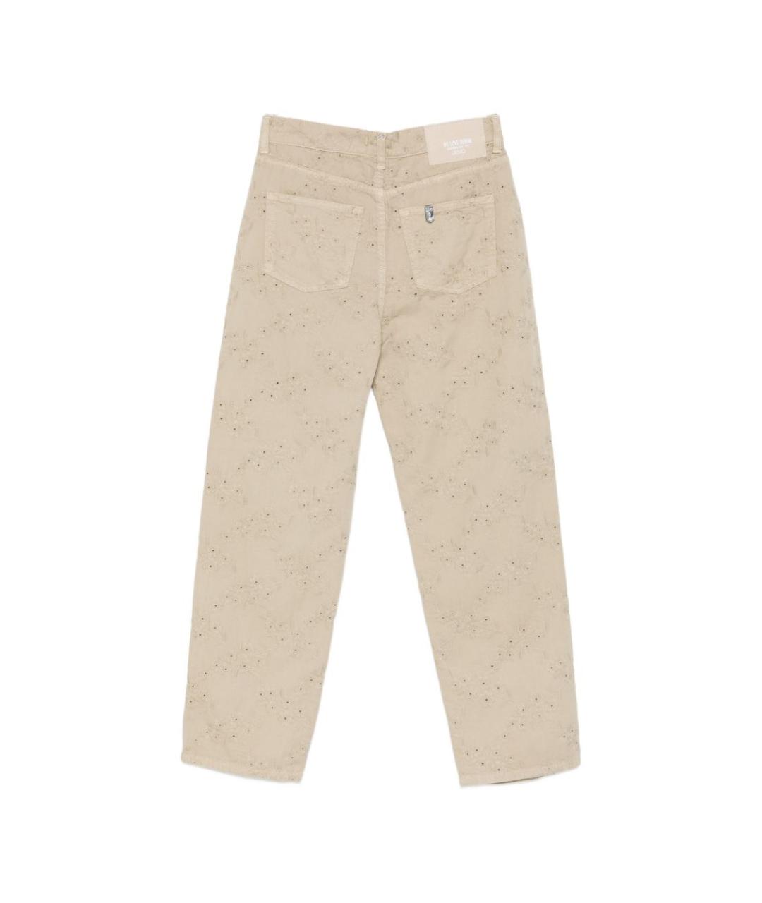 LIU JO Хлопковые прямые брюки, фото 2