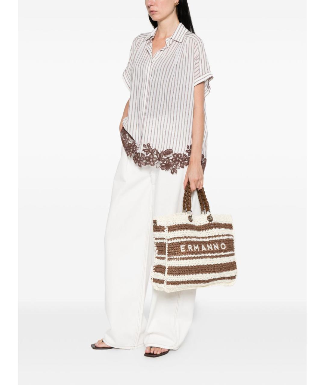 ERMANNO FIRENZE Мульти хлопковая рубашка, фото 4