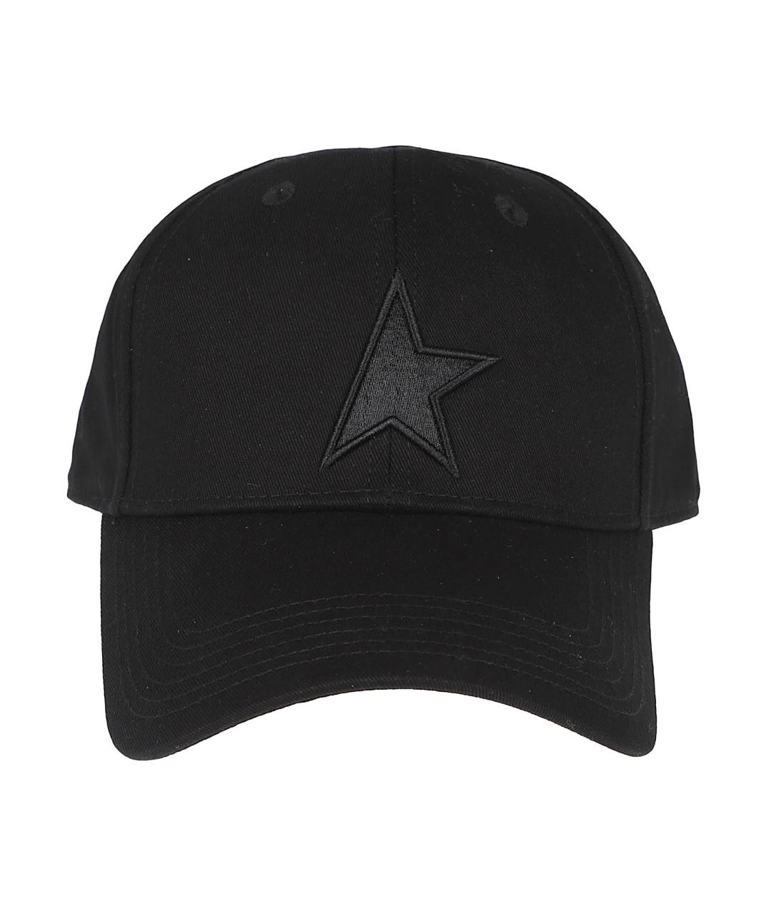 GOLDEN GOOSE DELUXE BRAND Черная хлопковая кепка/бейсболка, фото 1