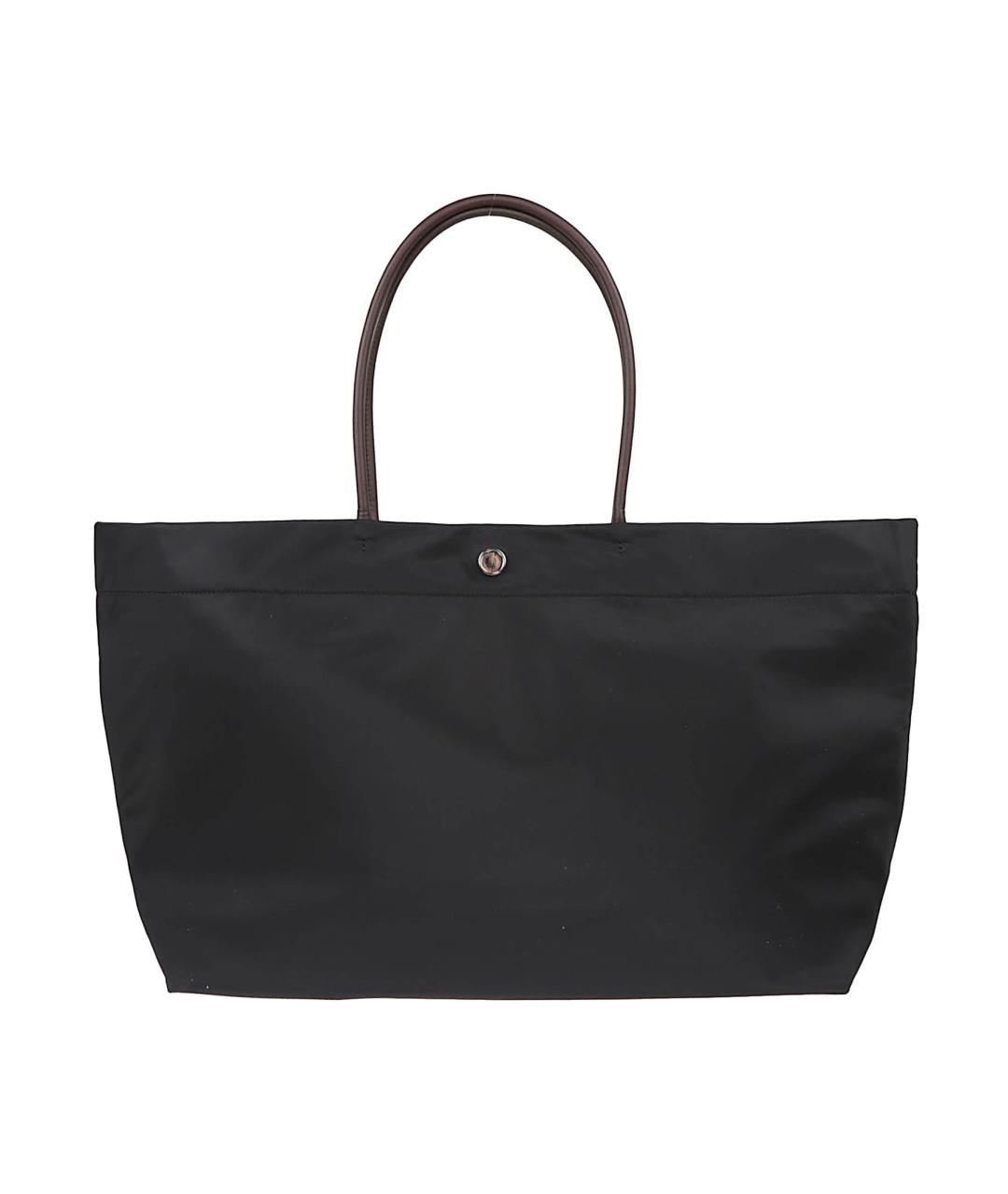 TORY BURCH Черная тканевая сумка тоут, фото 2