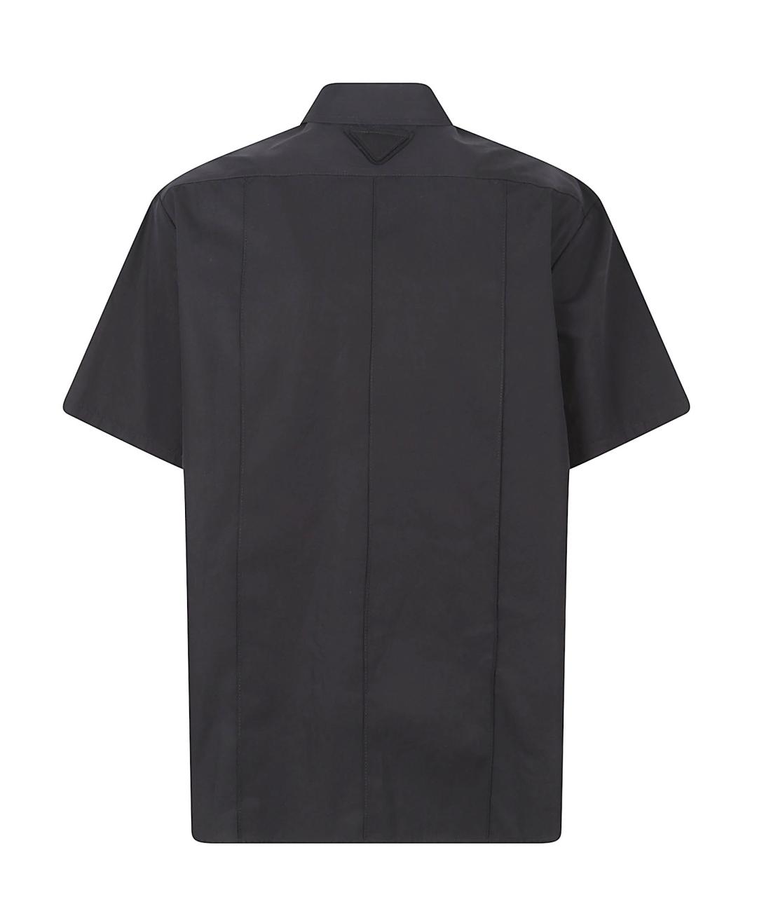 PRADA Черная хлопковая рубашка, фото 3