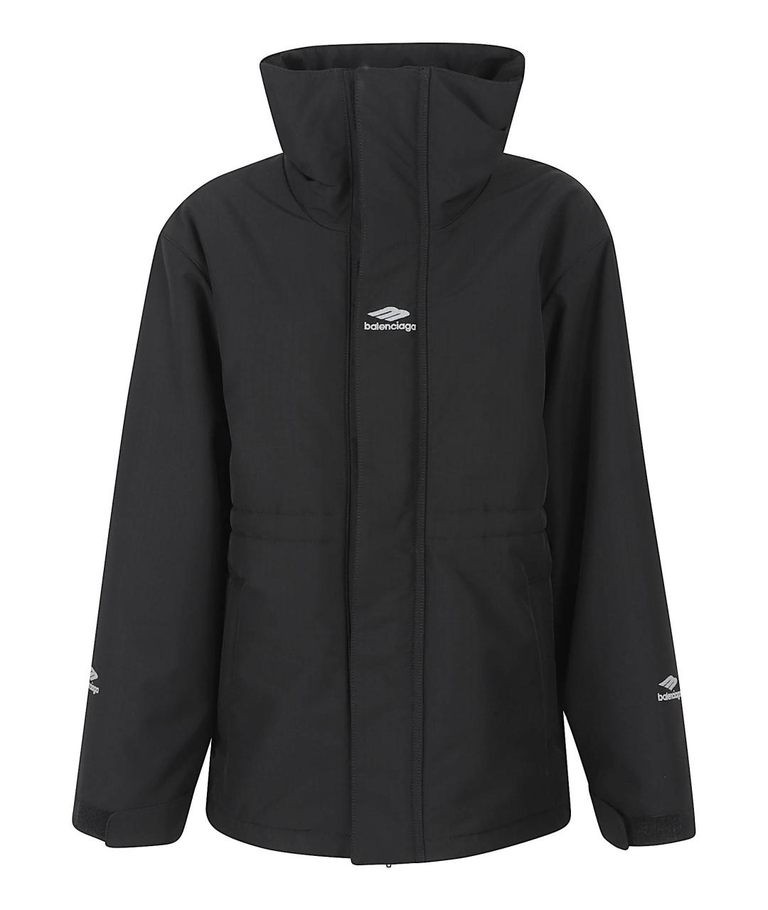BALENCIAGA Черная полиэстеровая куртка, фото 1