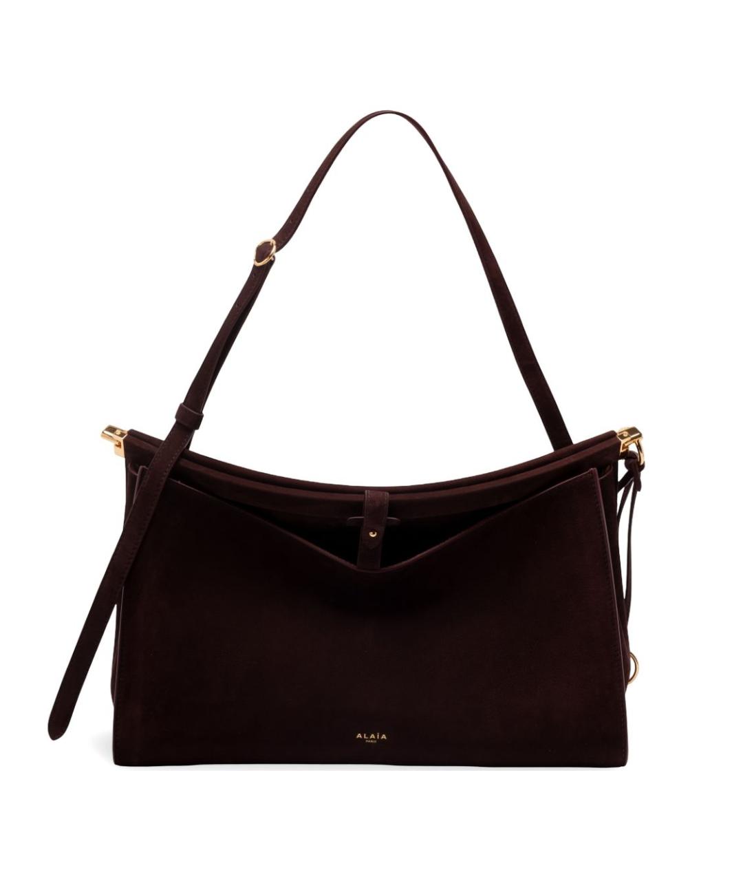 ALAIA Бордовая кожаная сумка через плечо, фото 1