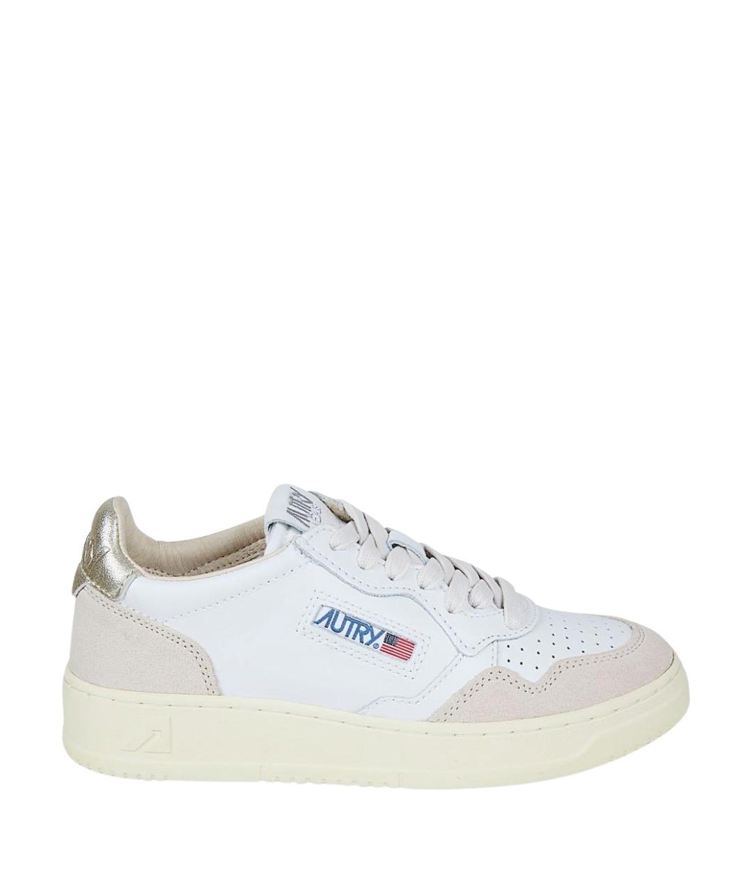 AUTRY Белые кожаные кеды, фото 1