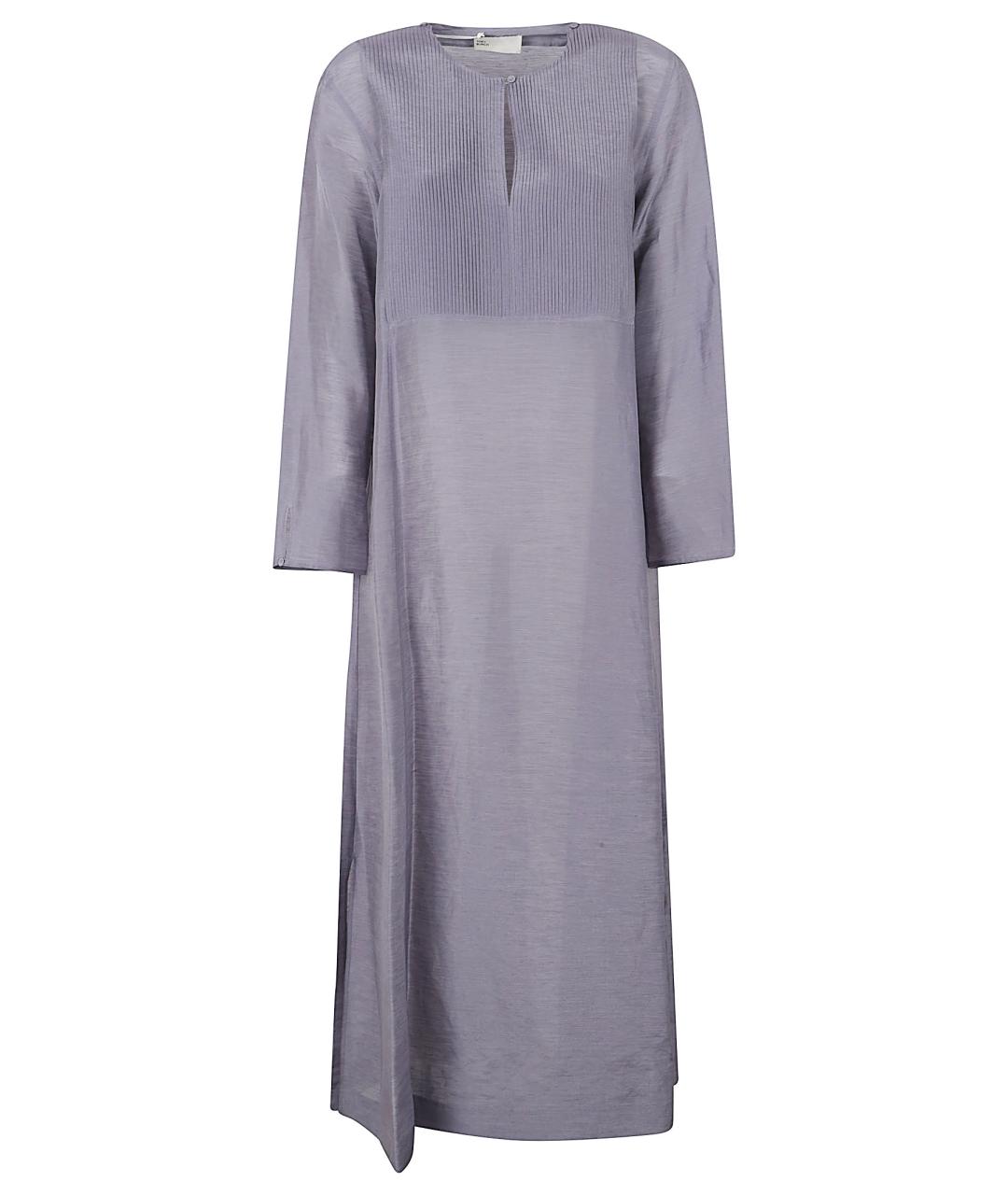 TORY BURCH Фиолетовое льняное платье, фото 1