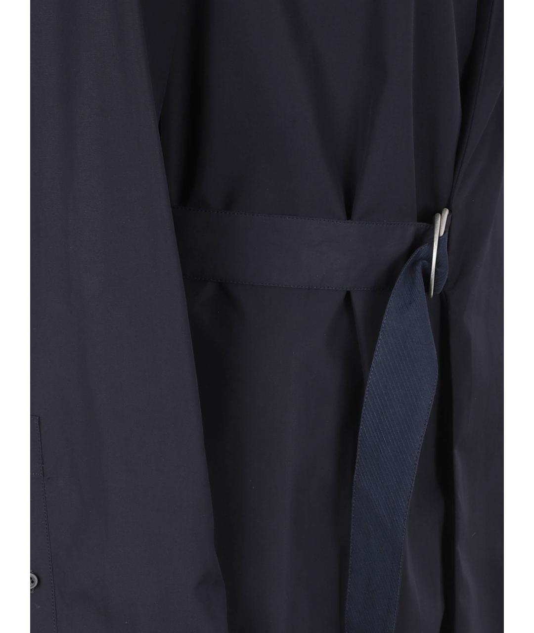 LOEWE Темно-синее хлопковое повседневное платье, фото 2