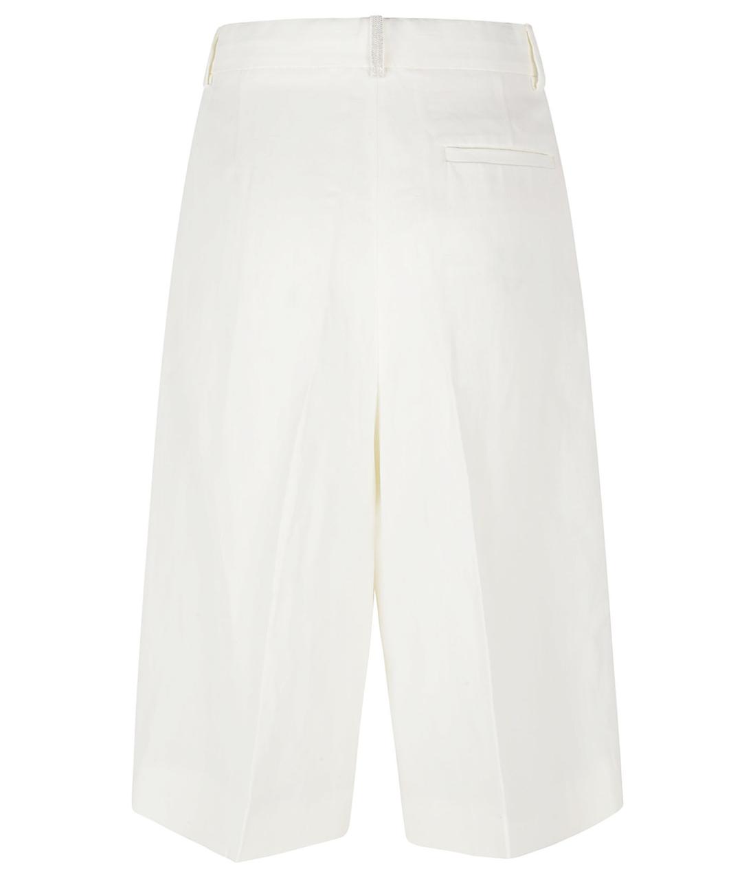 FABIANA FILIPPI Белые вискозные шорты, фото 3