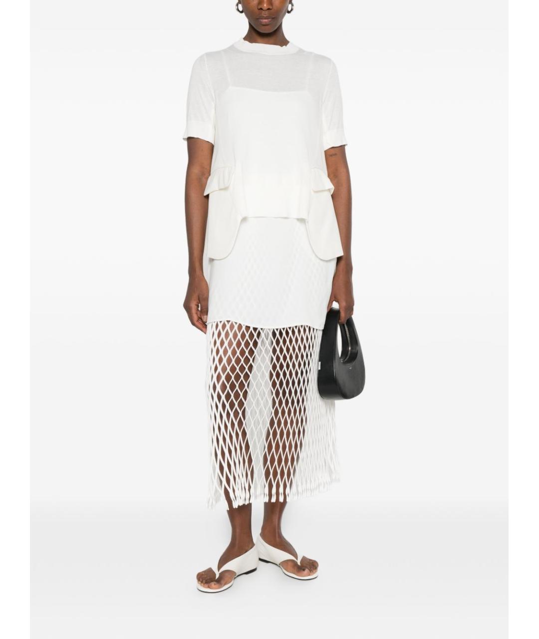 SACAI Белая футболка, фото 5