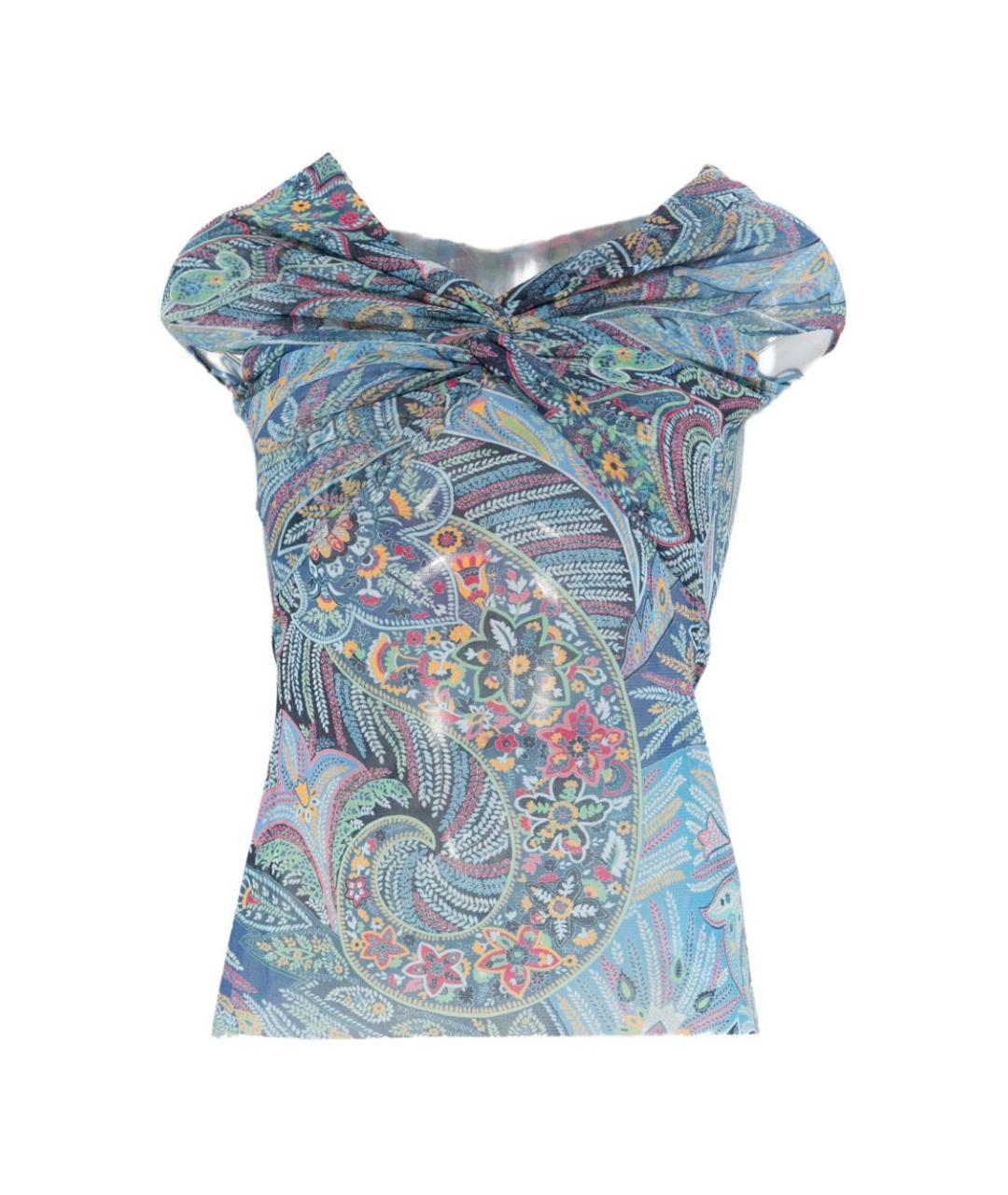 ETRO Голубая майка, фото 1