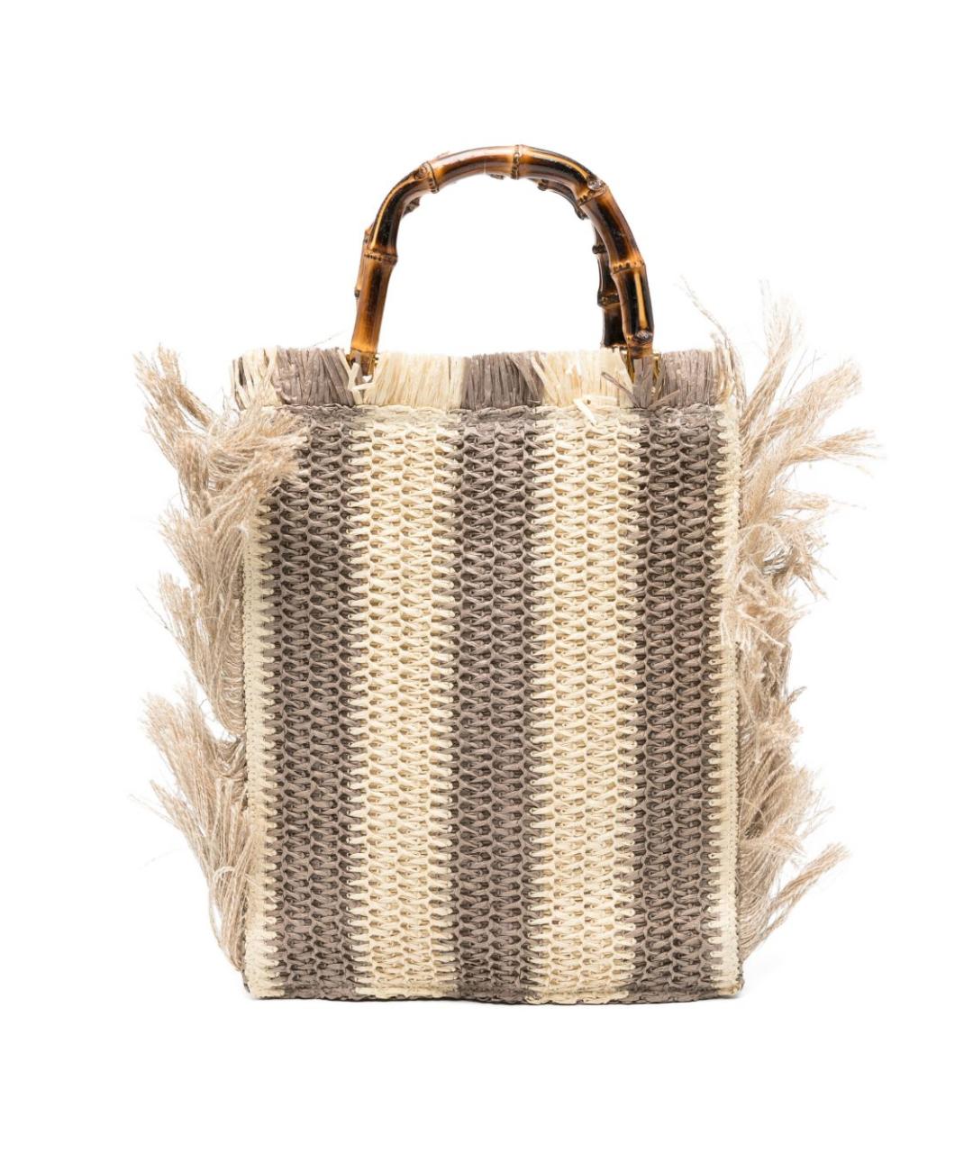 LA MILANESA Бежевая сумка тоут, фото 1