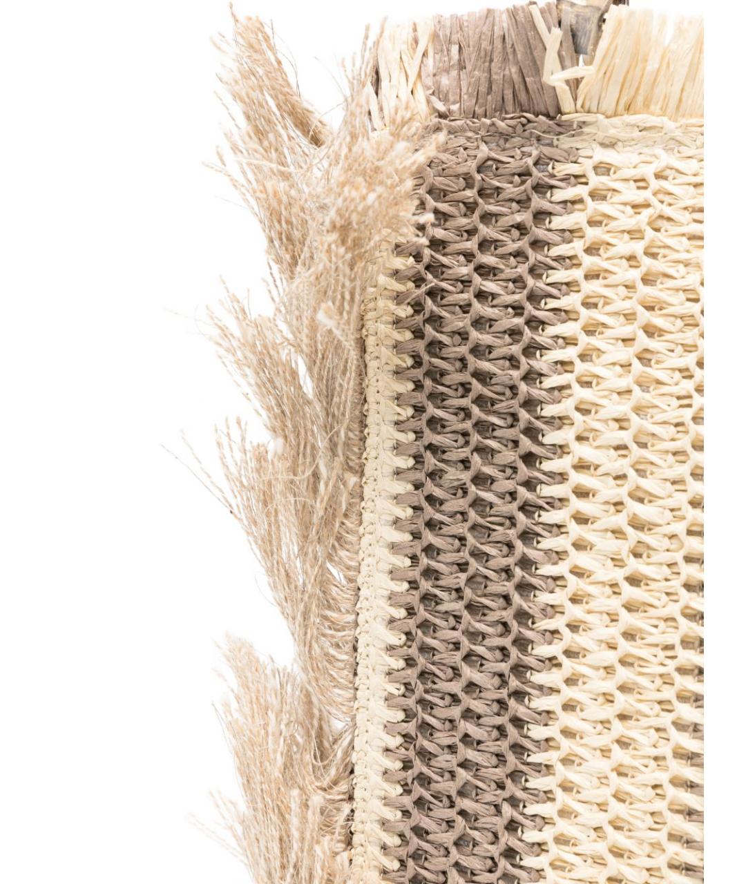 LA MILANESA Бежевая сумка тоут, фото 4