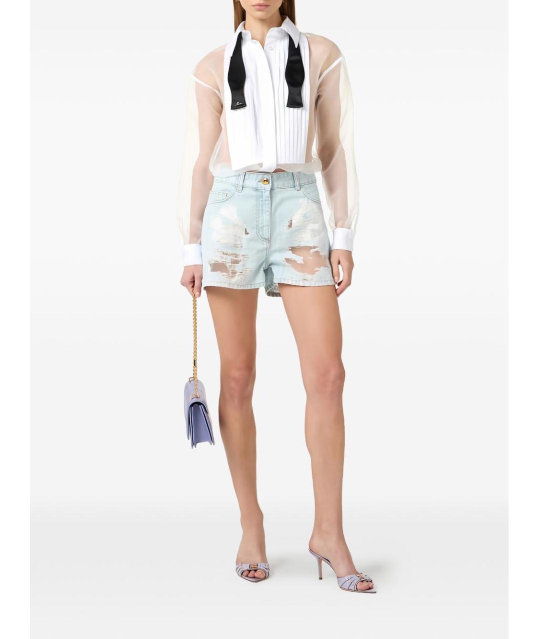 ELISABETTA FRANCHI Мульти хлопковый комбинезон, фото 5