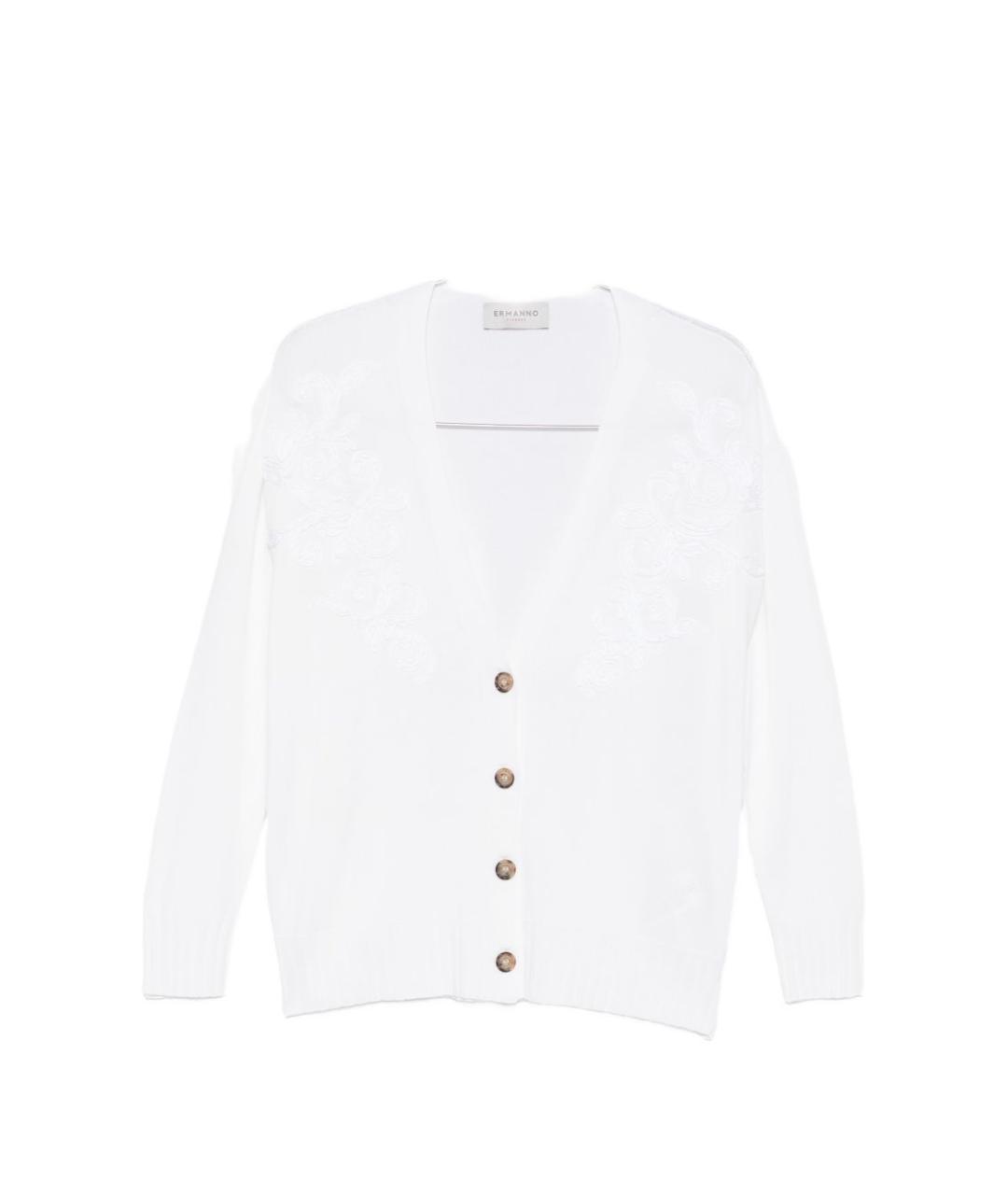 ERMANNO FIRENZE Белый кардиган, фото 1