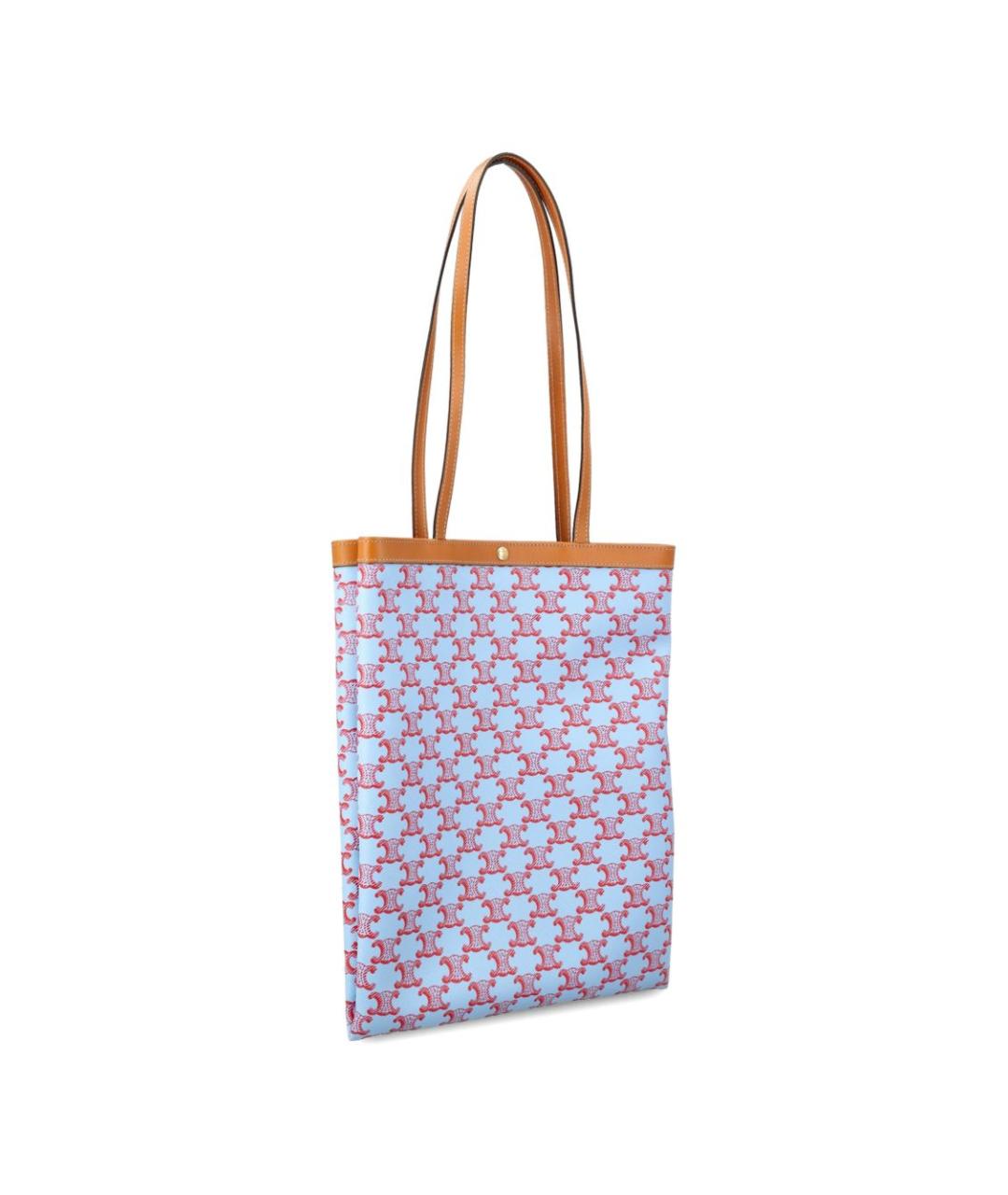 CELINE Голубая сумка тоут, фото 2