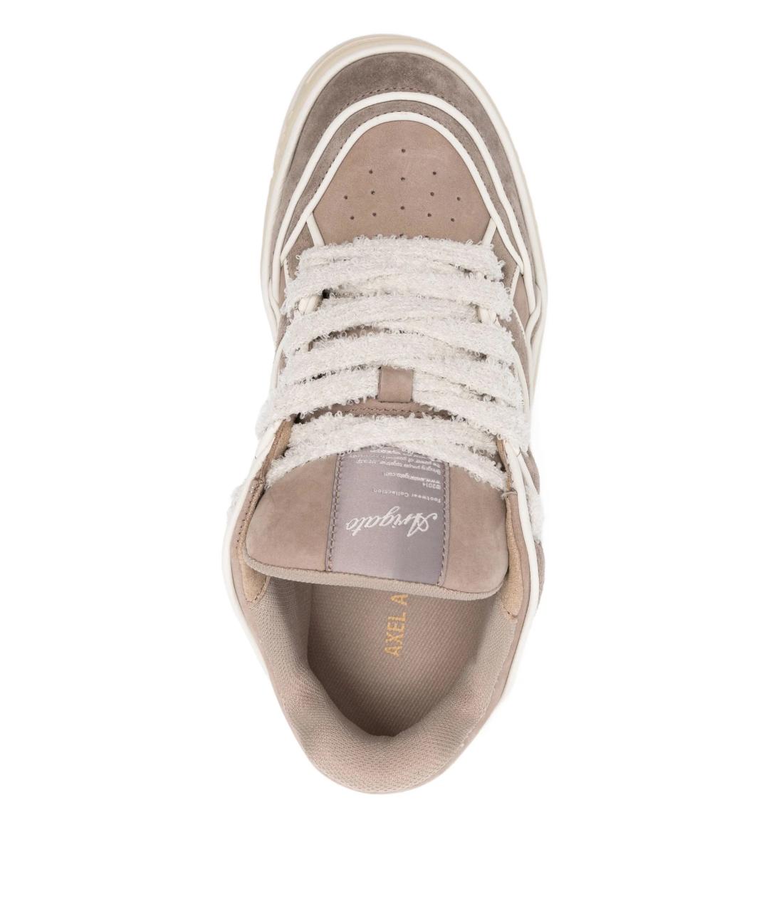 AXEL ARIGATO Серые замшевые низкие кроссовки / кеды, фото 4