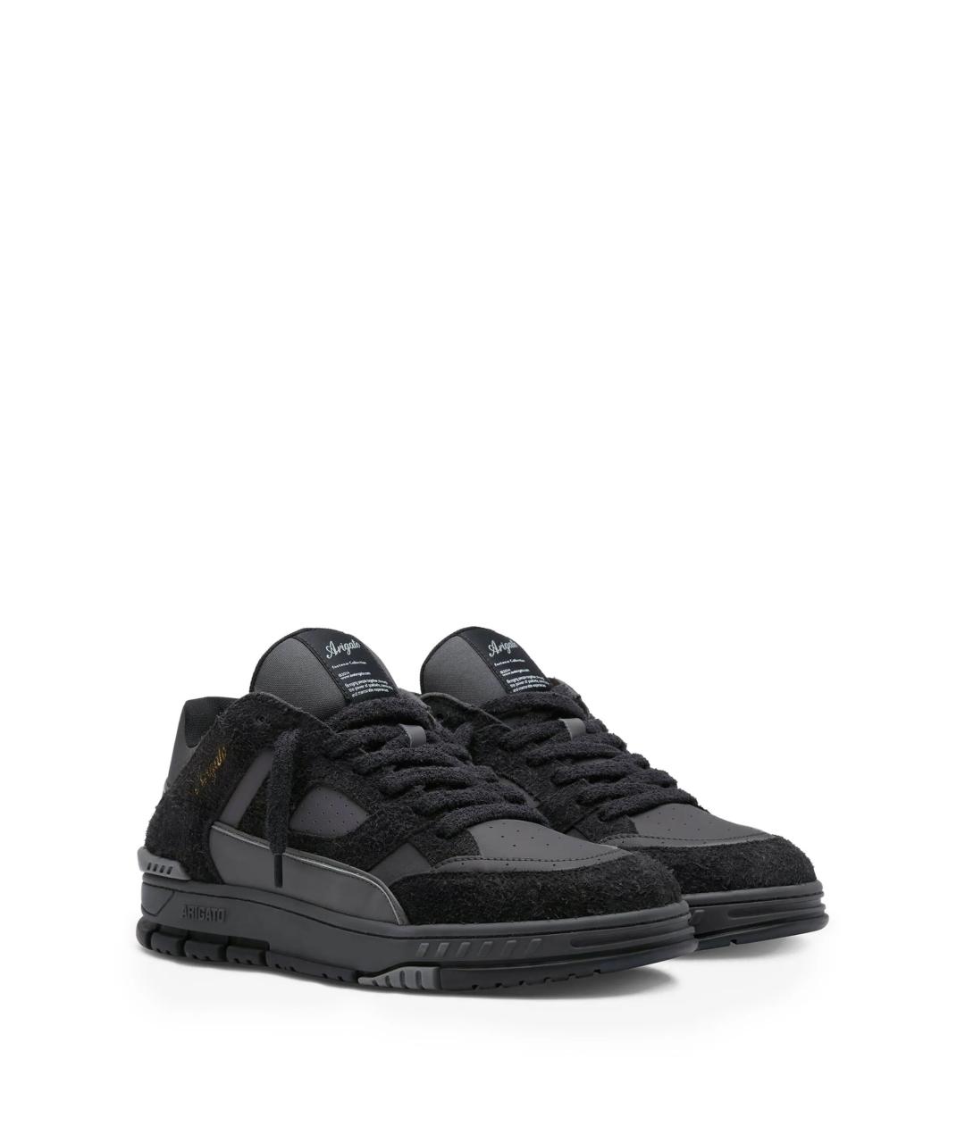 AXEL ARIGATO Черные кожаные низкие кроссовки / кеды, фото 2