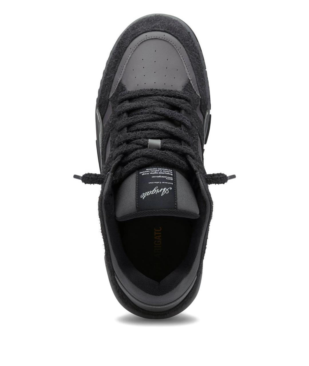 AXEL ARIGATO Черные кожаные низкие кроссовки / кеды, фото 3