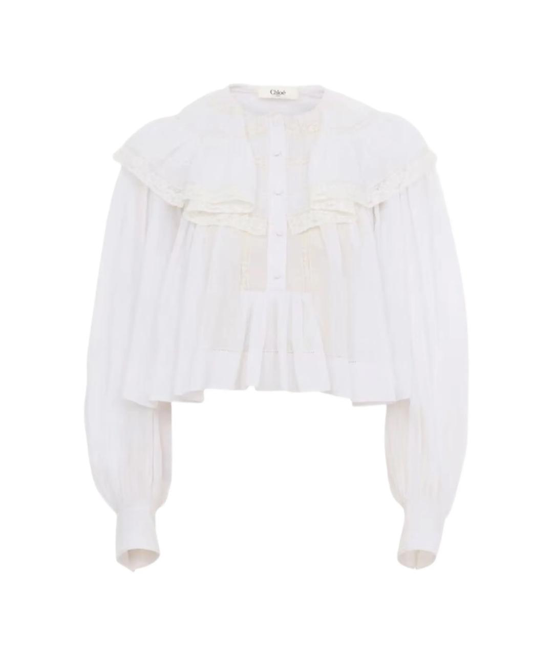 CHLOE Белая хлопковая рубашка, фото 1