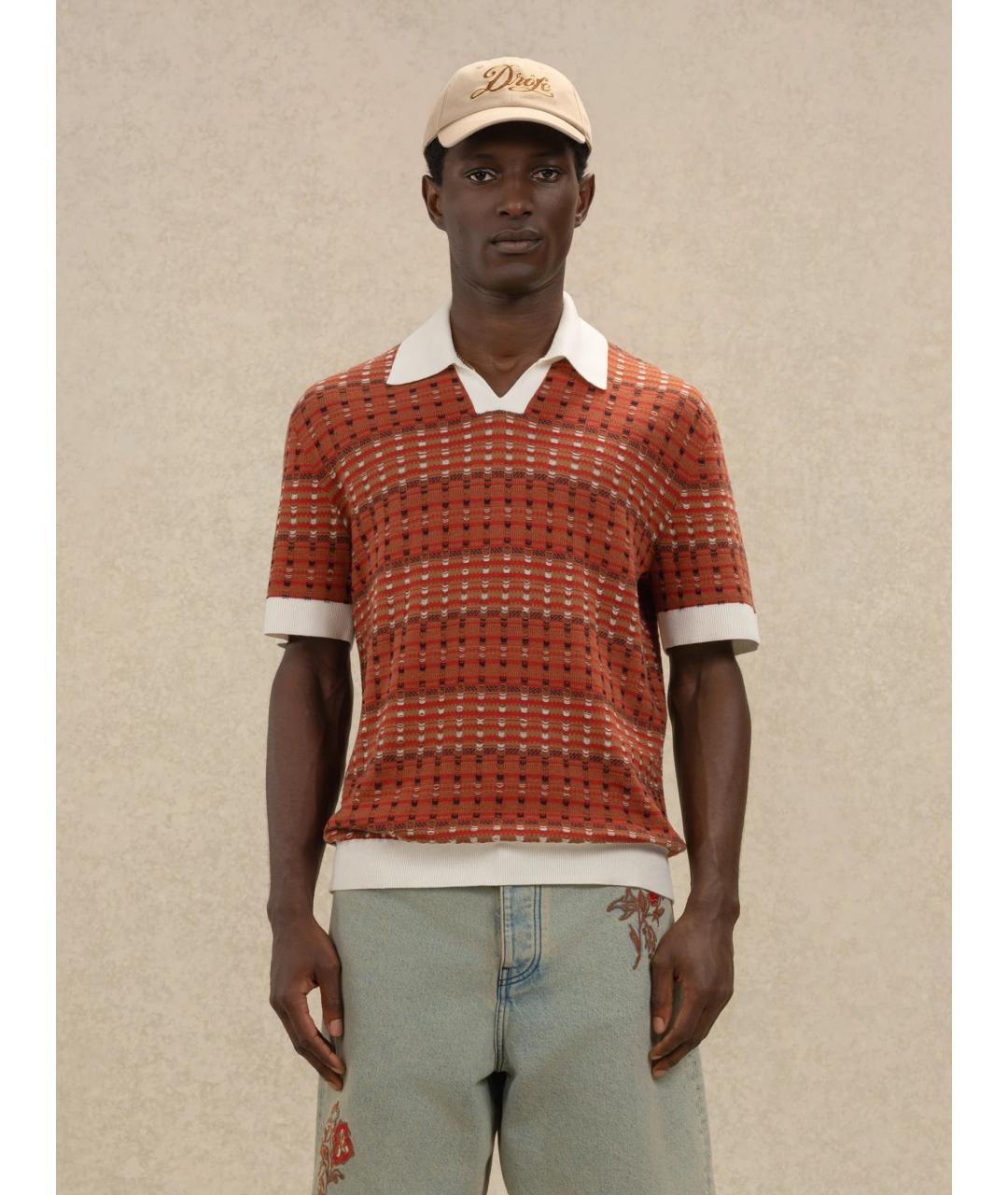 Drole de Monsieur Красная хлопковая футболка, фото 2