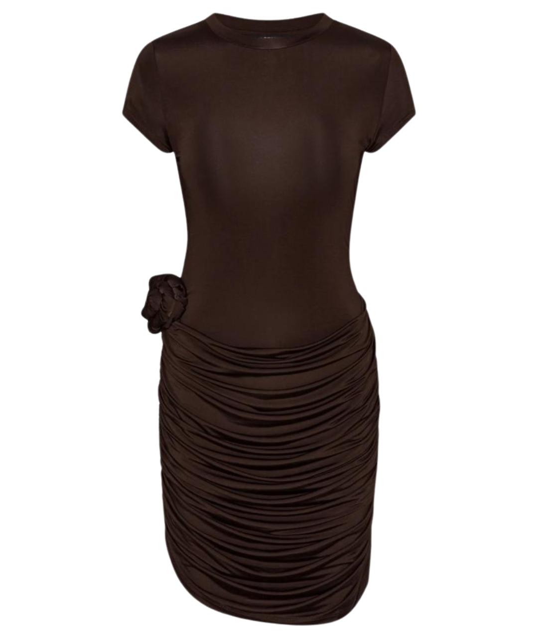 ROTATE Коричневое коктейльное платье, фото 1