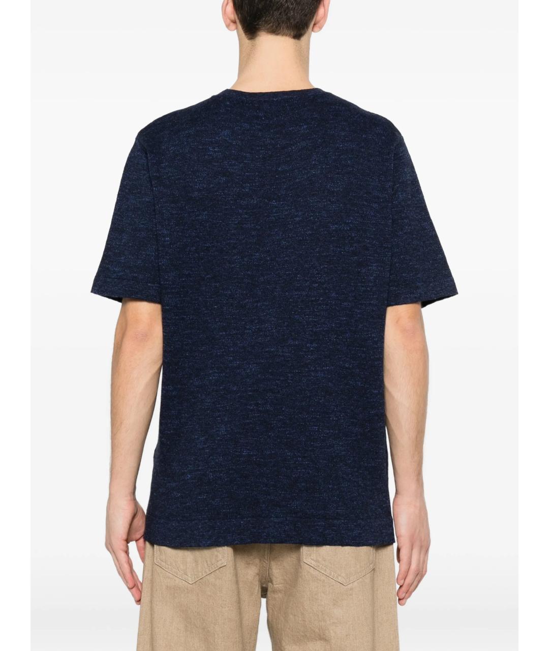 WOOLRICH Синяя хлопковая футболка, фото 4