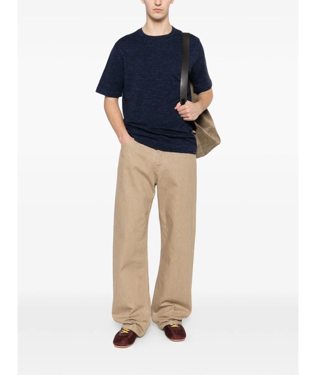 WOOLRICH Синяя хлопковая футболка, фото 2