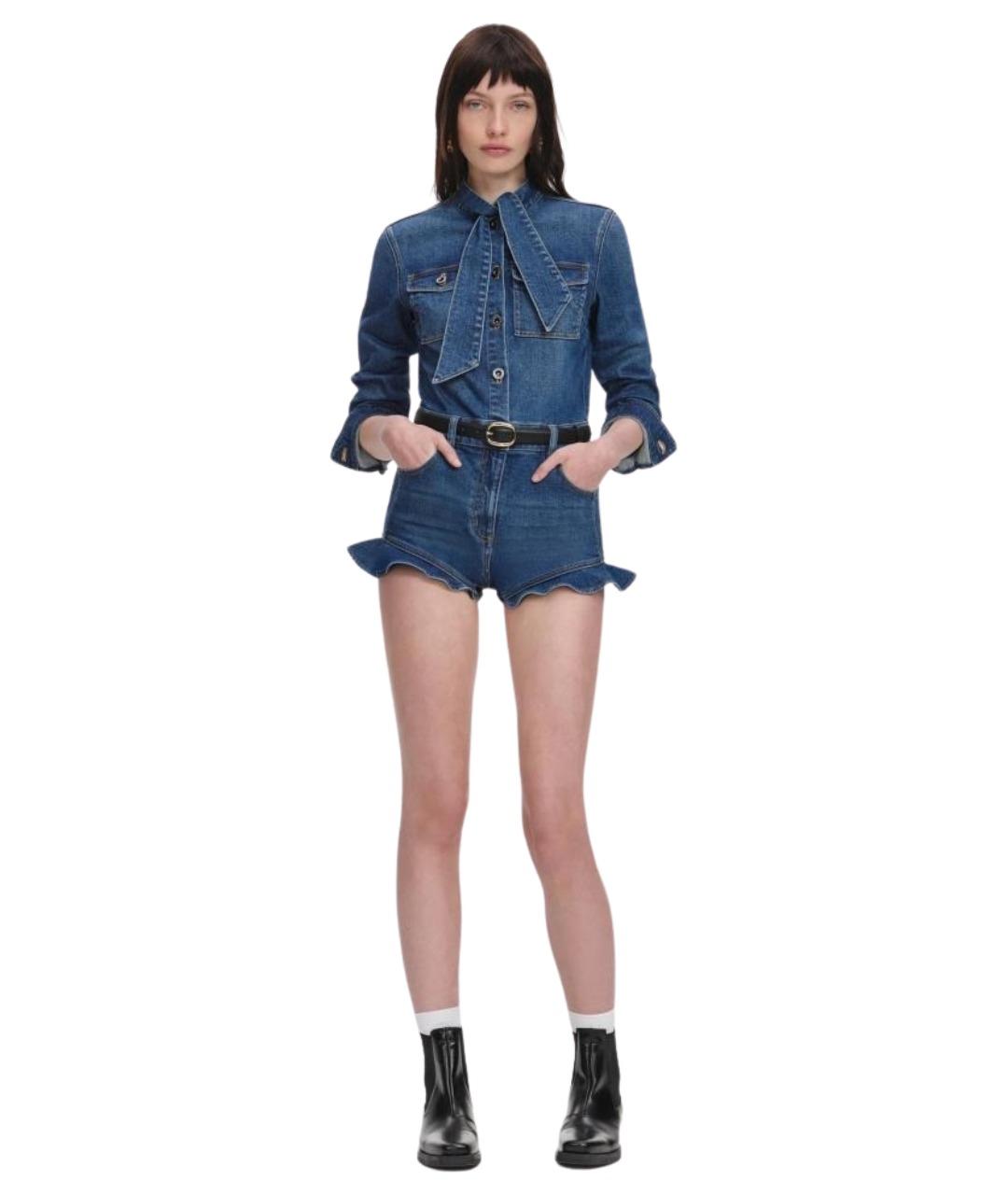 SELF-PORTRAIT Синий хлопковый комбинезон, фото 1