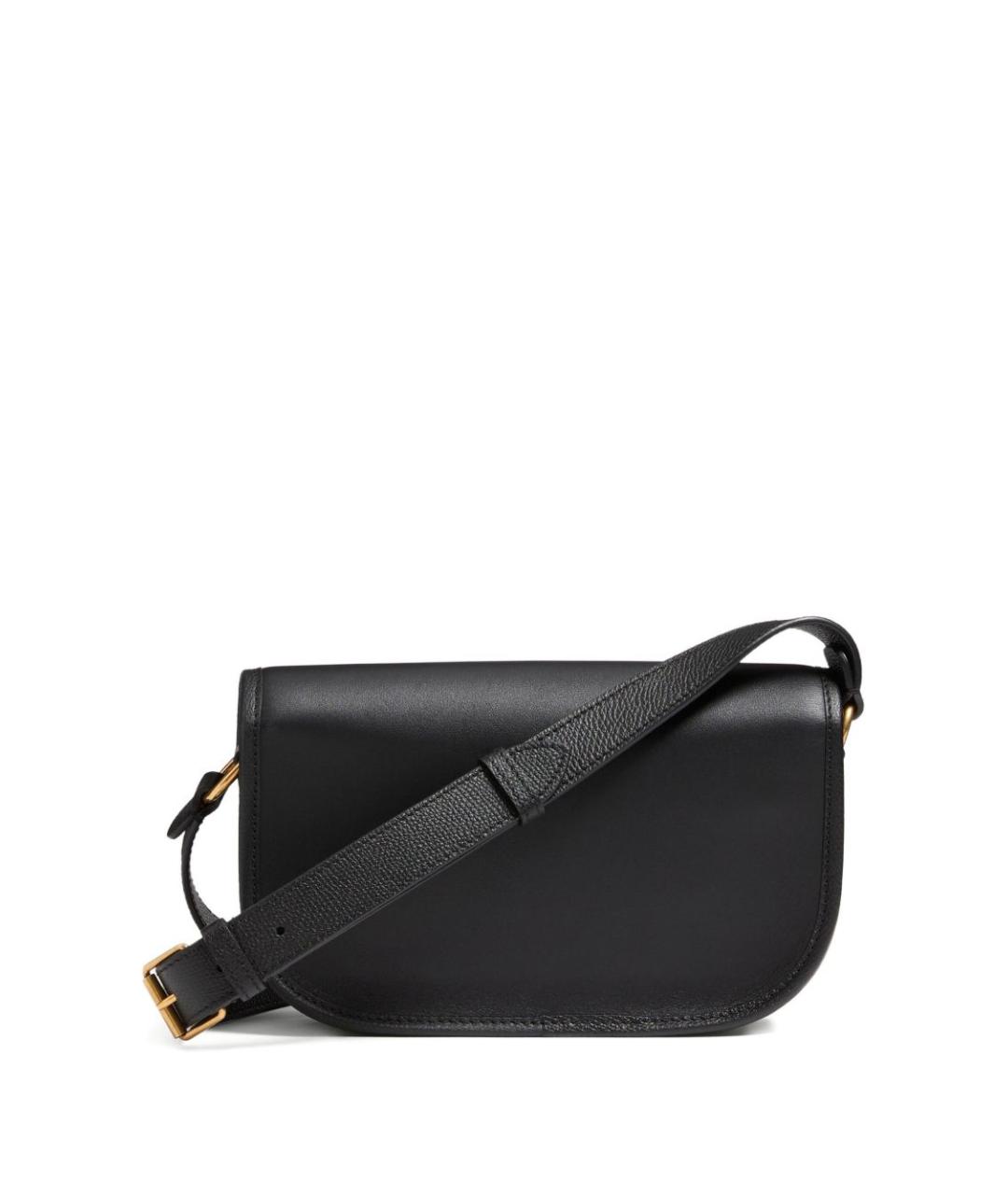 VALENTINO Черная кожаная сумка на плечо, фото 2