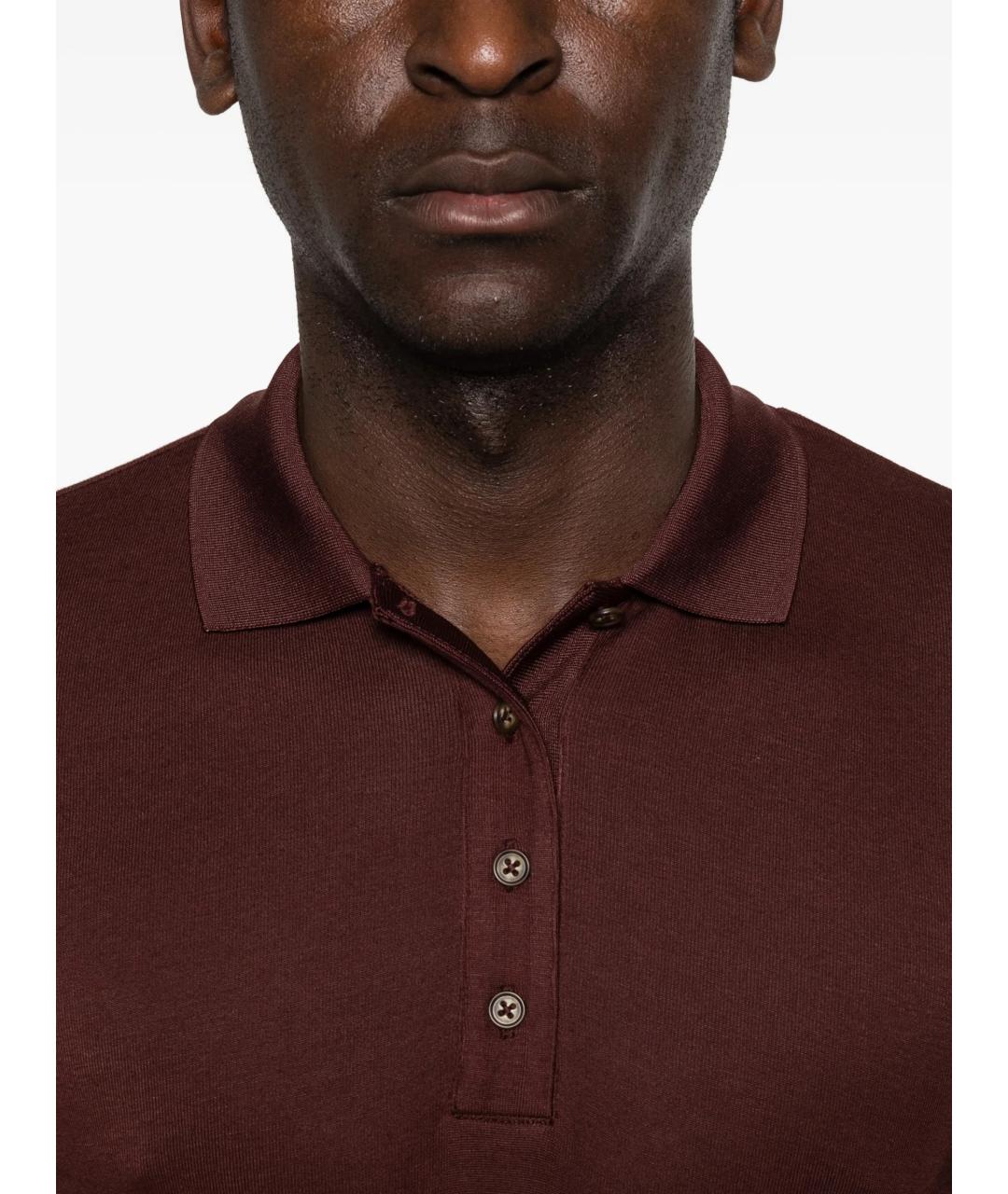 entire studios Коричневое поло с длинным рукавом, фото 3