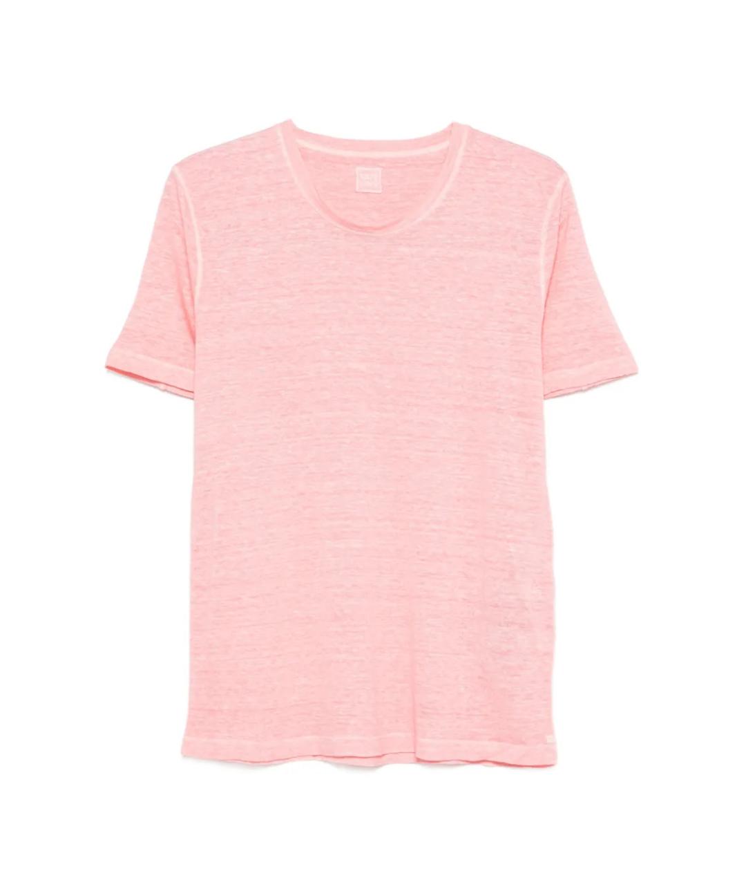 120% LINO Розовая футболка, фото 1