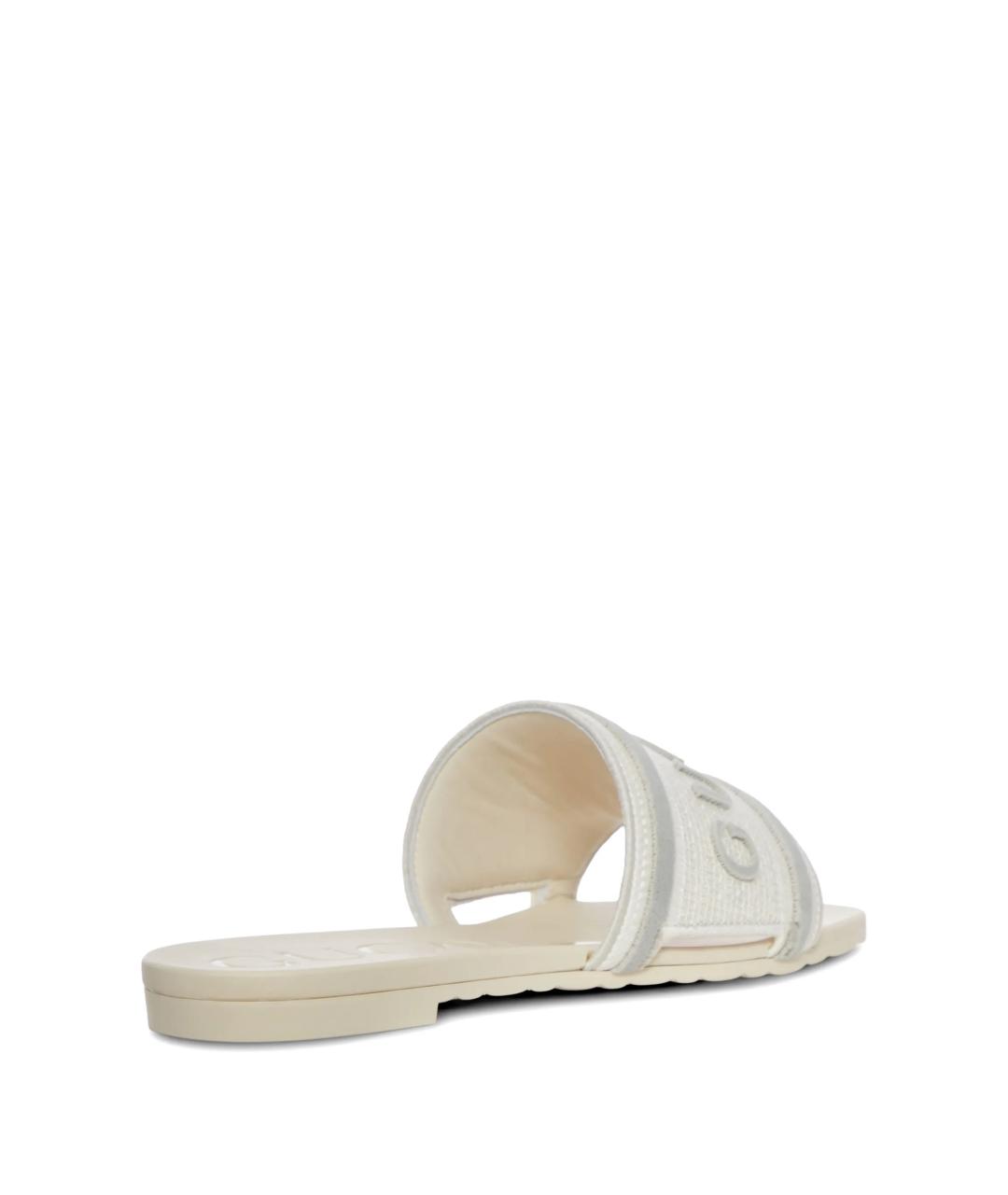 GUCCI Белые шлепанцы, фото 3