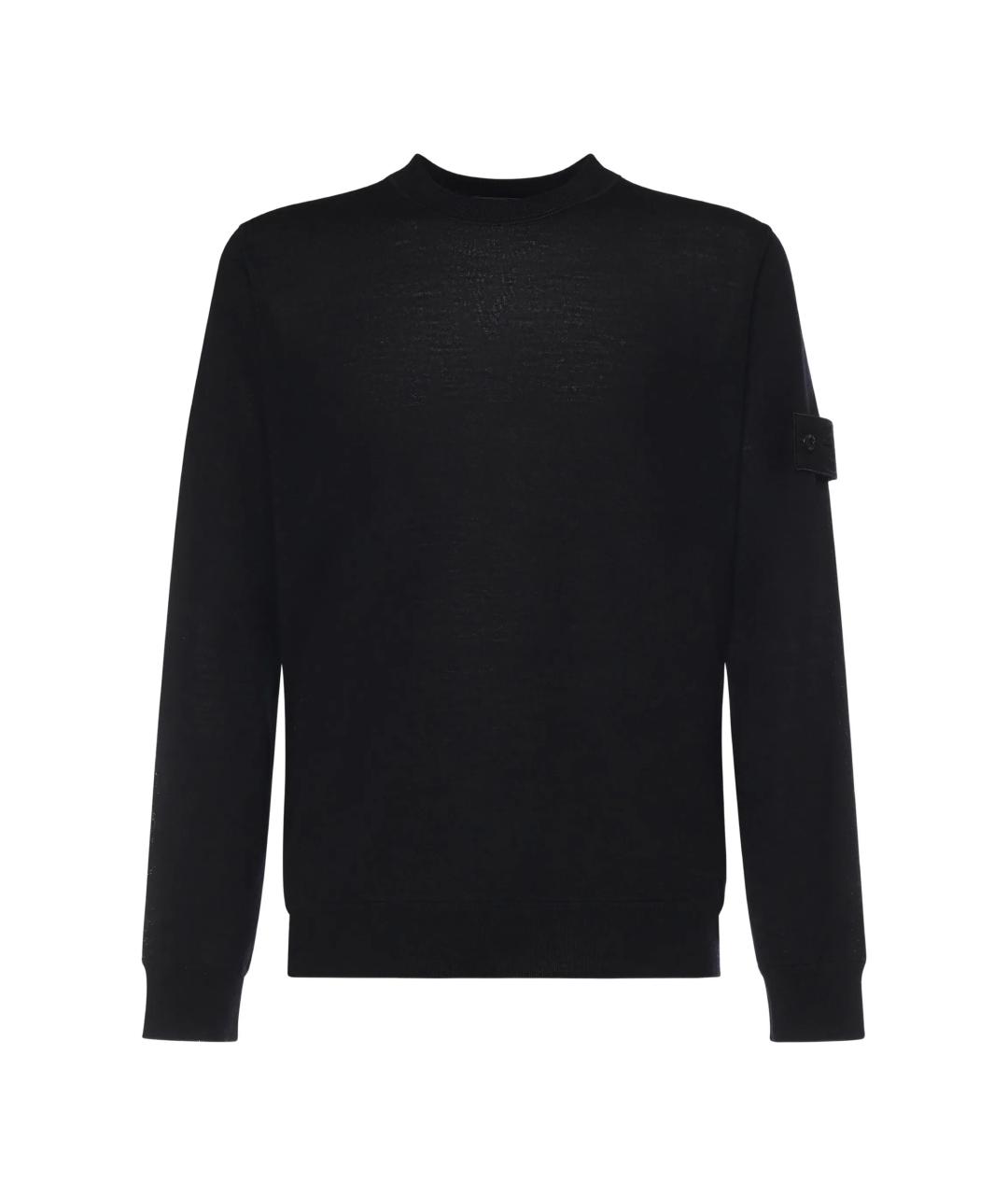 STONE ISLAND Черный джемпер / свитер, фото 1