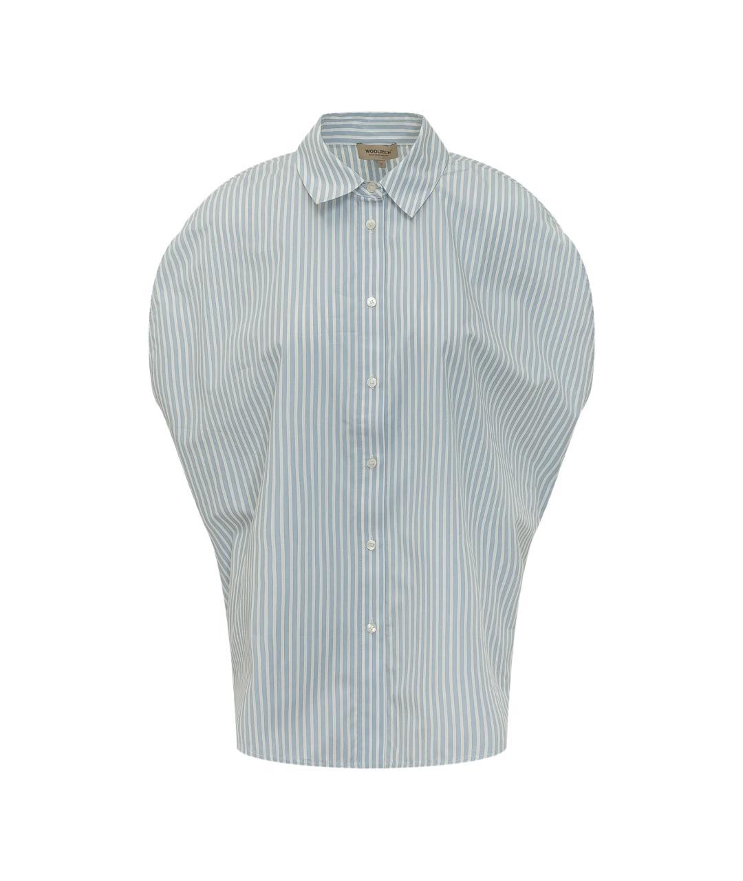WOOLRICH Голубая хлопковая рубашка, фото 3