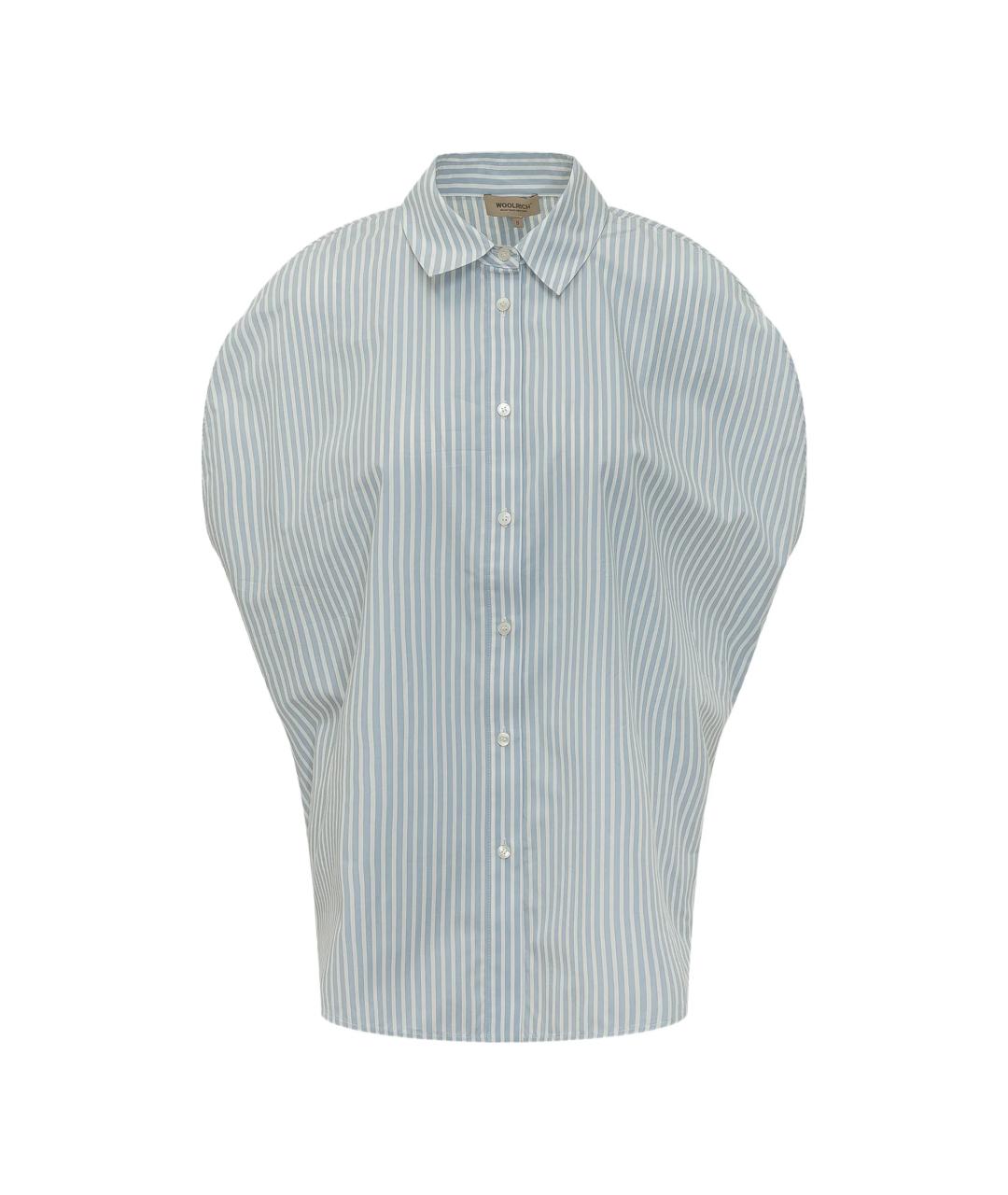 WOOLRICH Голубая хлопковая рубашка, фото 1