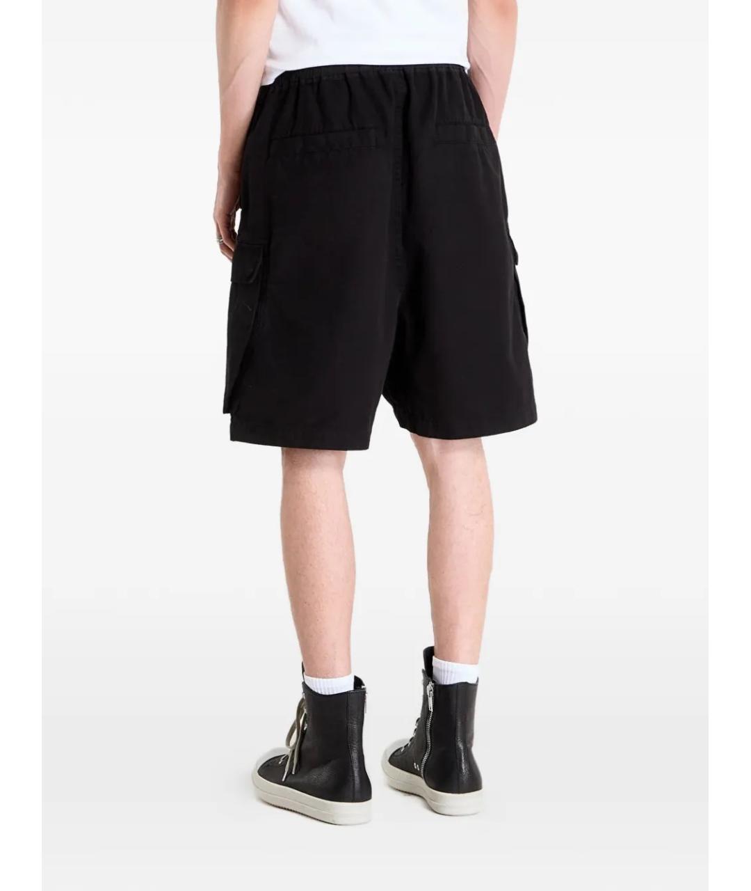 RICK OWENS DRKSHDW Черные хлопковые шорты, фото 3