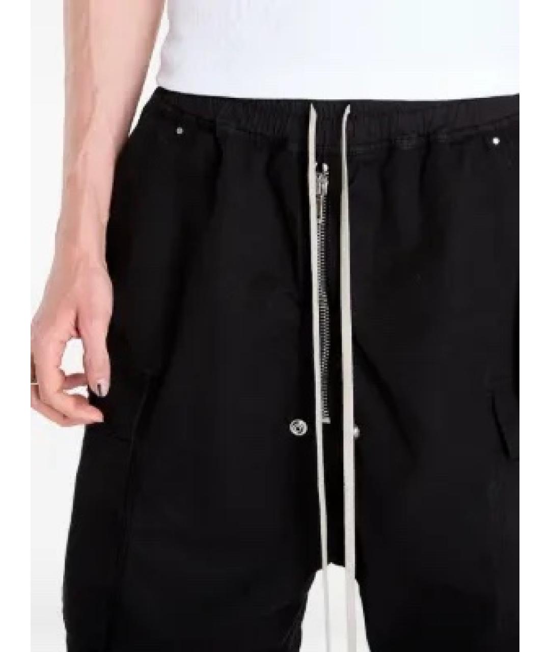 RICK OWENS DRKSHDW Черные хлопковые шорты, фото 4