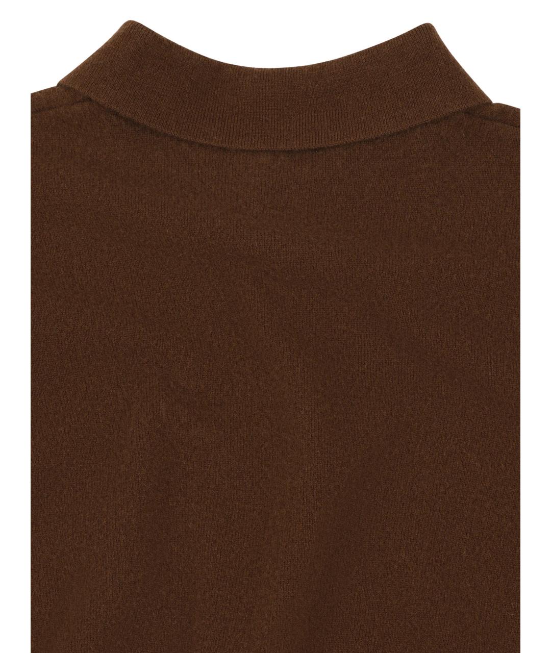 entire studios Коричневое поло с коротким рукавом, фото 5