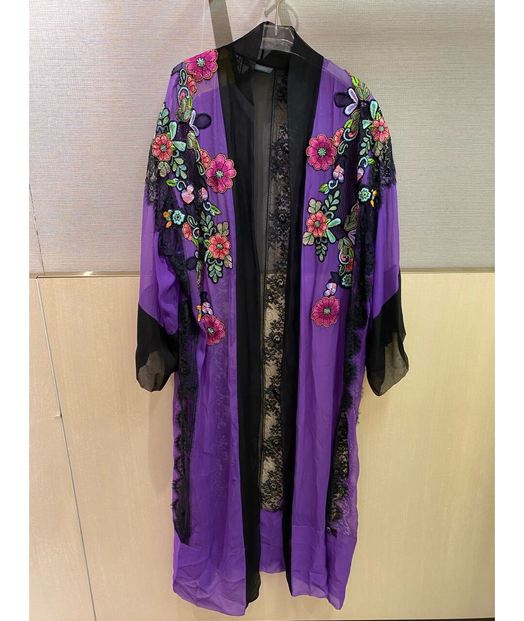 ALBERTA FERRETTI Фиолетовое шелковое платье, фото 7