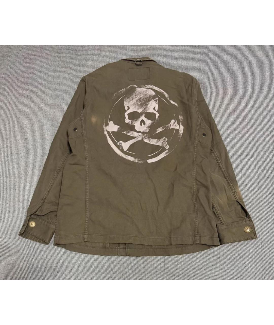 MASTERMIND JAPAN Коричневая хлопковая куртка, фото 6