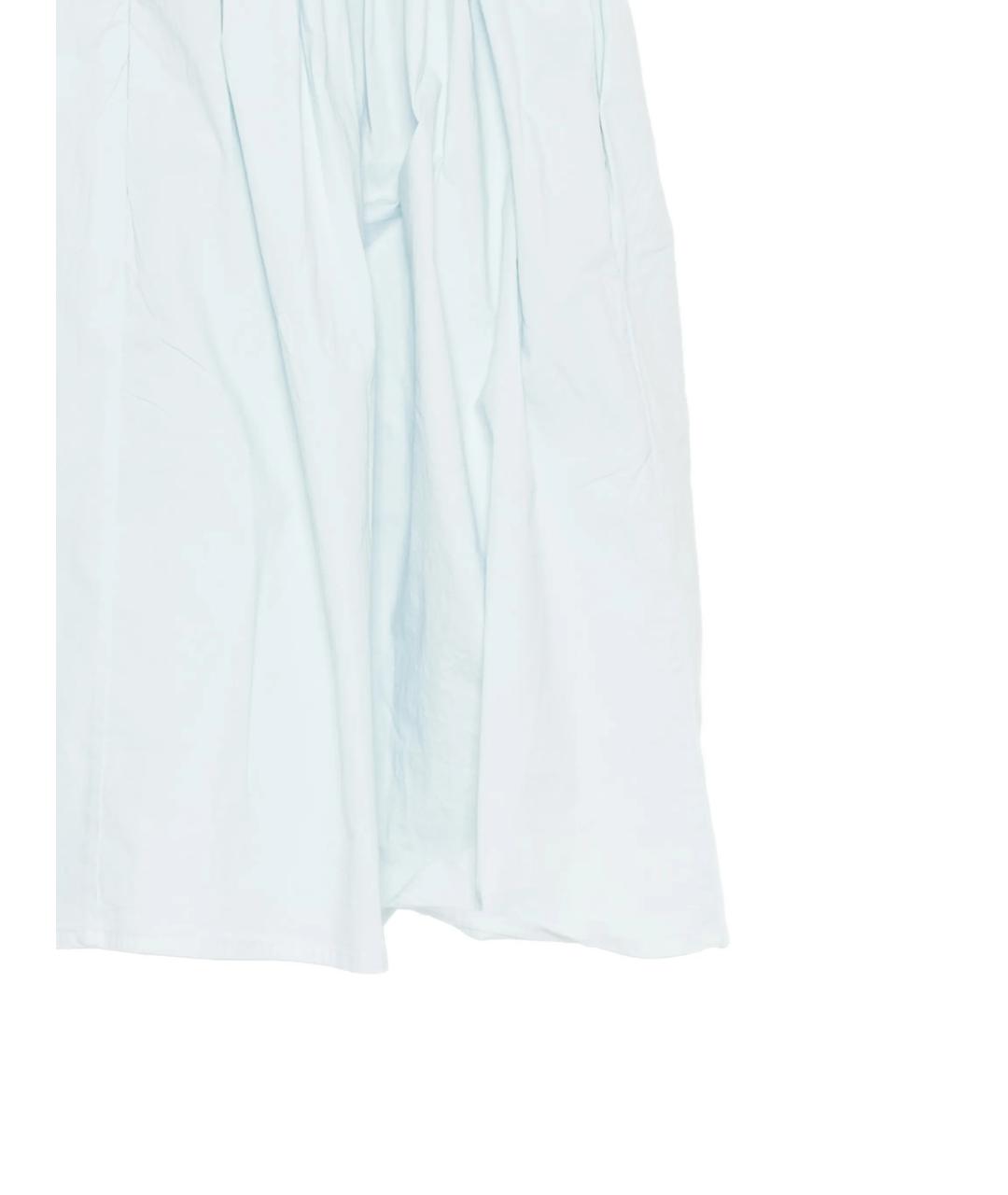 ROTATE Голубое хлопковое повседневное платье, фото 3