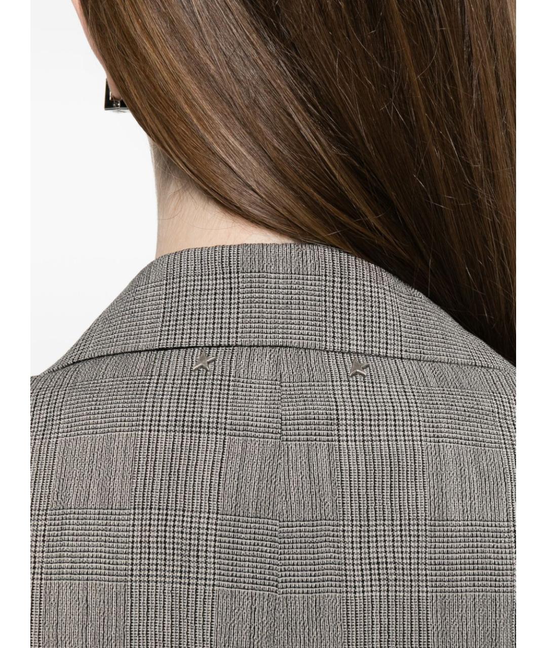 GOLDEN GOOSE DELUXE BRAND Серый шерстяной жакет/пиджак, фото 3