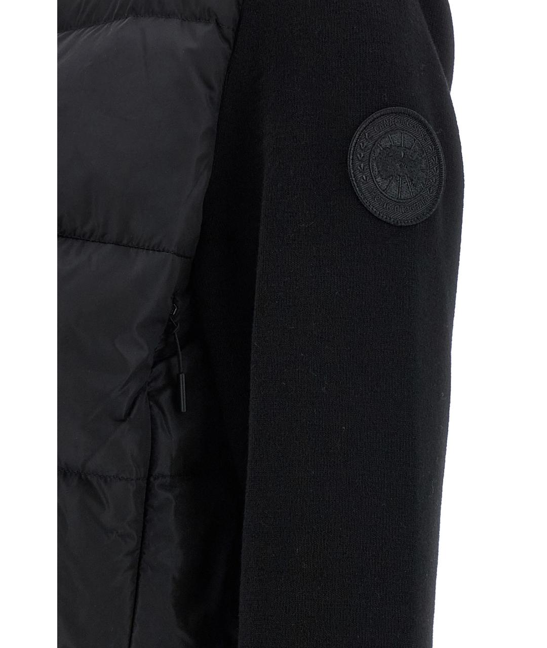 CANADA GOOSE Черная шерстяная куртка, фото 4