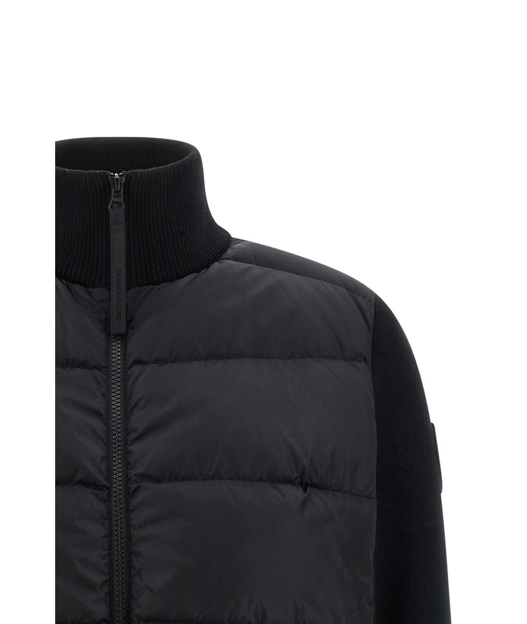 CANADA GOOSE Черная шерстяная куртка, фото 3