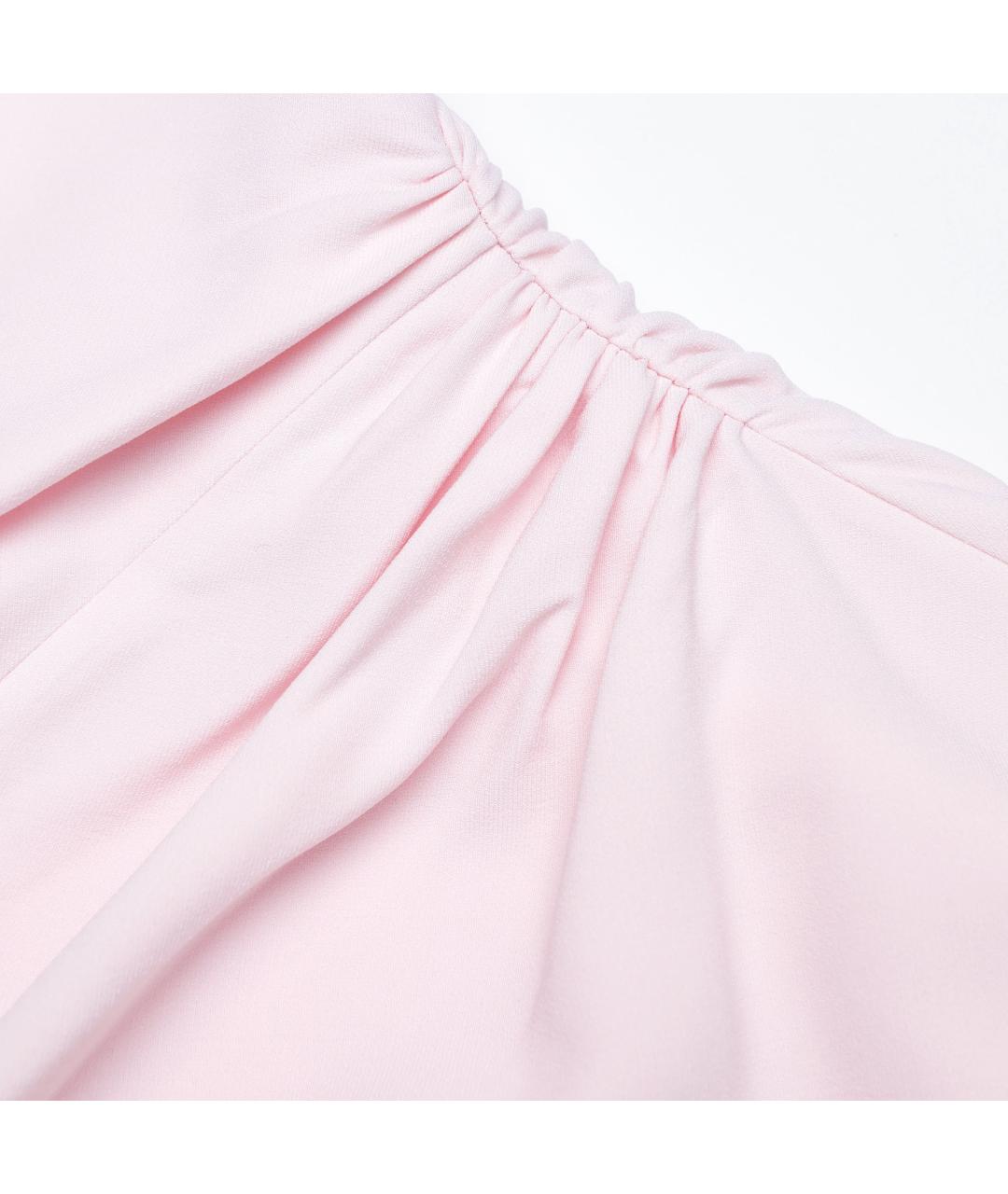 SELF-PORTRAIT Розовое ацетатное вечернее платье, фото 5