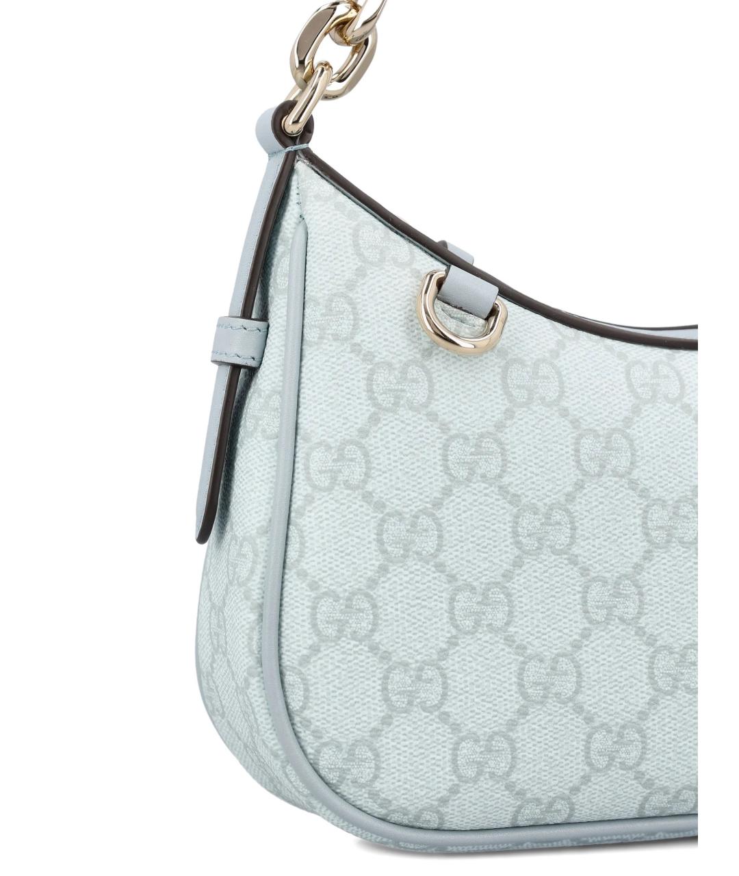 GUCCI Голубая сумка через плечо, фото 3