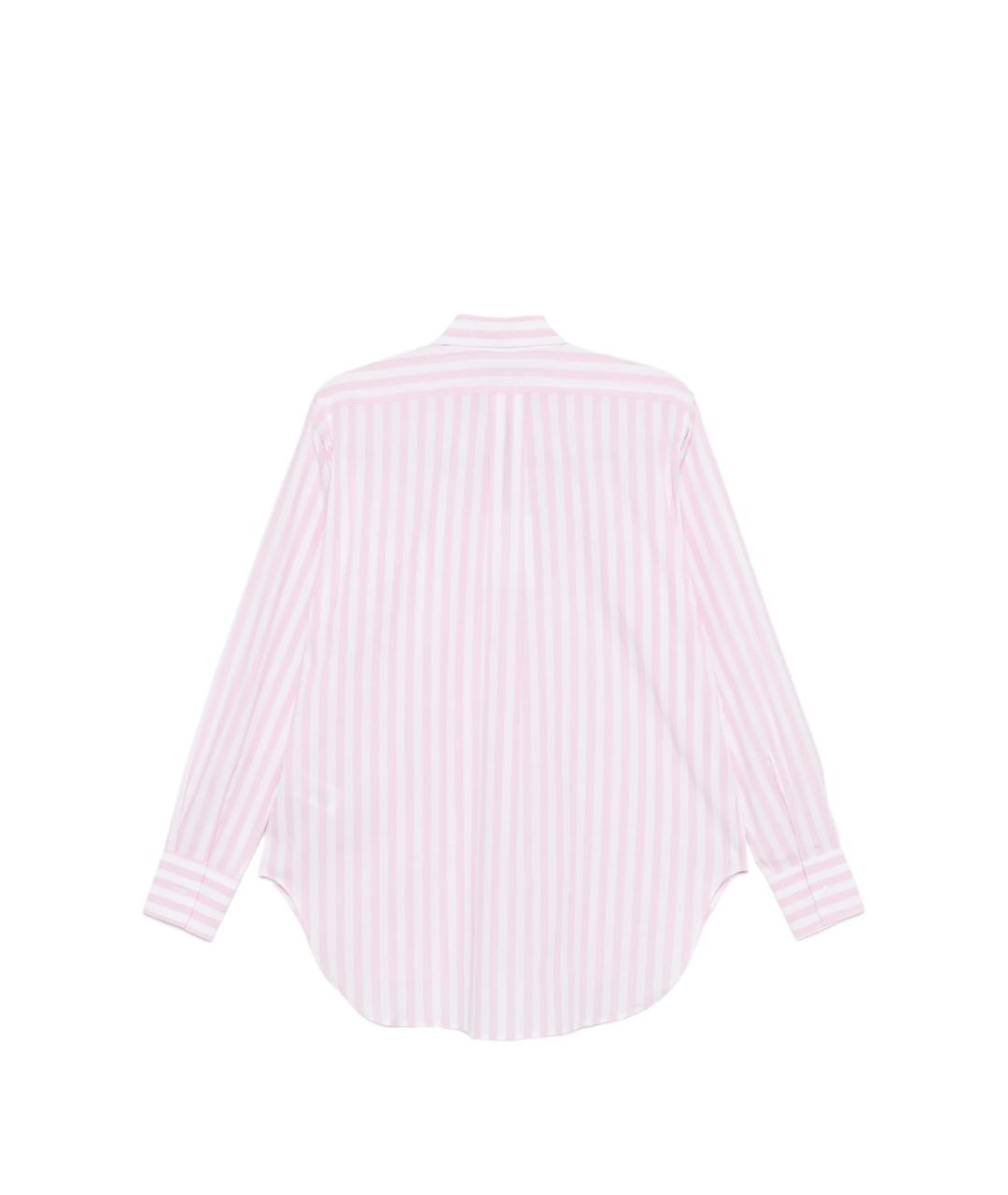 HUNZA G Розовая хлопковая рубашка, фото 2