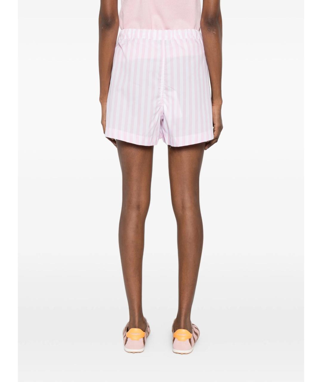 HUNZA G Розовые хлопковые шорты, фото 4