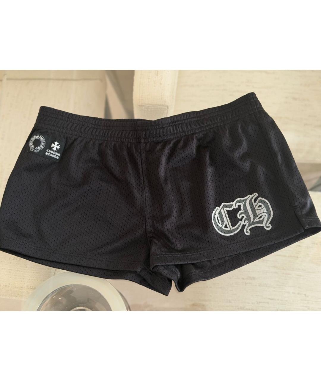 CHROME HEARTS Черные полиэстеровые шорты, фото 6